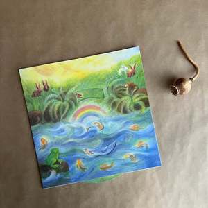 MOVING CARD ~ BY THE LAKE