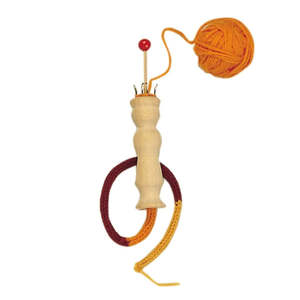 WOODEN FRENCH KNITTING DOLL ~ GLUCKSKAFER