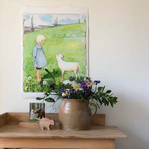 Toddler: ELSA BESKOW ~ BOY & LAMB POSTER