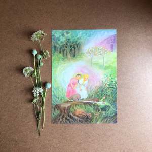 SNOW WHITE AND ROSE RED POSTER ~ GABRIELA DE CARVALHO