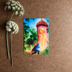 RAPUNZEL POSTCARD ~ FRANZISKA SERTORI-KOPP
