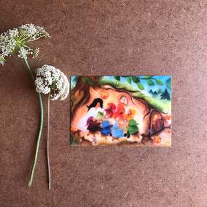 SNOW WHITE POSTCARD ~ FRANZISKA SERTORI-KOPP