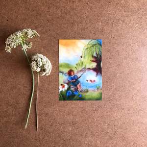 FISHING POSTCARD ~ FRANZISKA SERTORI-KOPP