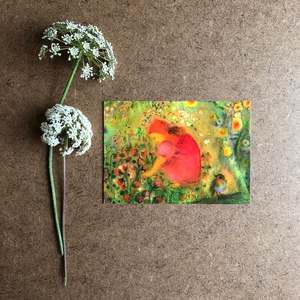 FLOWER CHILD POSTCARD ~ ANGELA KOCONDA