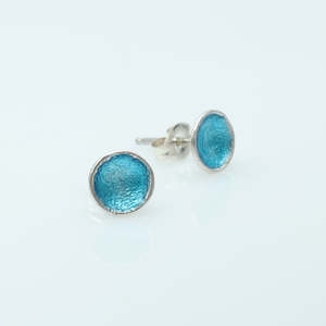 Tales From Under The Ocean: Blue Lagoon stud earrings No.1