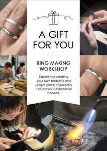Workshops: Gift Card – Make Your Own Textured Silver Ring Workshop