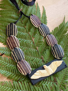 Kārearea Weave Necklace