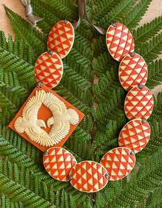 Necklace: Orange Mountain Kea Necklace