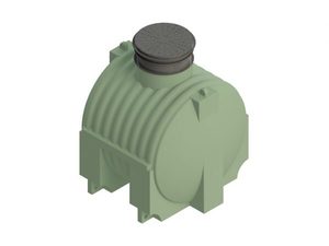 Products: Aquatanks 1900L buriable water tank + trafficable lid - Tanks Direct