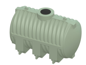 Aquatanks 3,044L partially buriable water tank - Tanks Direct