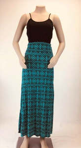 Skirts: Women Long Skirt-LS594 Jade