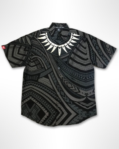 Mens Short Sleeve Shirt: NIFO MEN'S COTTON SHIRT MSS001 BLACK