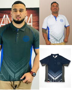 Polo Shirts 1: Tanoa Samoa Sublimated Polo Shirt - PM393