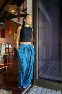 Le Lagi Collection: LE LAGI GAUCHO PANT-TP120 BLUE