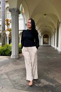 Le Lagi Collection: LE LAGI GAUCHO PANT-TP120 NATURAL