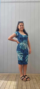 LE LAGI BODYCON DRESS-TD108C BLUE