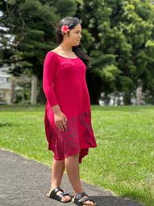 Dresses: LADIES RANGLAN TAPA DRESS