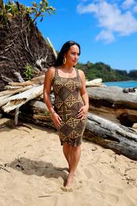 Kehaulani Collection: KEHAULANI BODYCON DRESS TD108