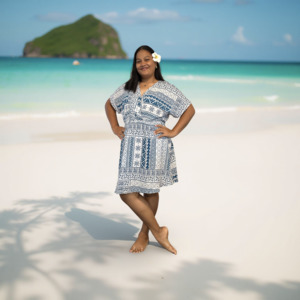 LE ALA V-CUT DRESS TH021