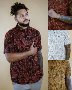OLOSEGA MEN'S TENCEL SHIRT TSCSS11