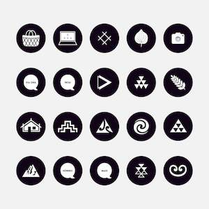 Icons: Māori Designed Icons