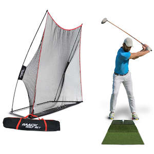 Rukket Golf: Rukket Haack Golf Net with Tri Turf