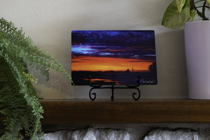 Metal Print – Fiery East End Sunset