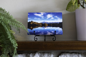 Products: Metal Print – Mangamahoe Maunga Reflected