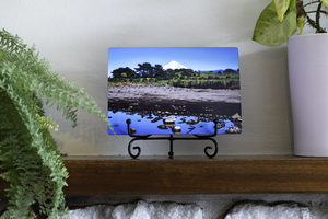 Products: Metal Print – Layers of Taranaki