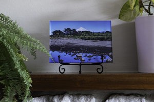 Acrylic Block – Layers of Taranaki