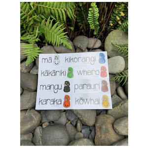 Koha Gifts: Magnet Māori Colours