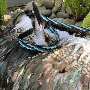 Korowai Cloak Pepe Baby: Jade Coque Contemporary Kākahu