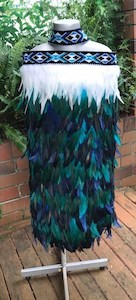 Korowai Cloak Tamariki Children: Pāua