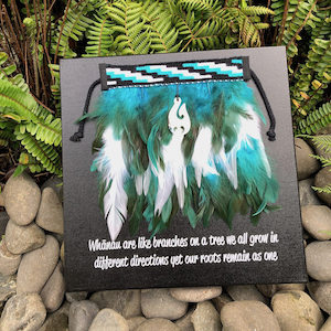 Mahi Toi Art Wall Art: "Whānau Are Like Branches " Wall Art