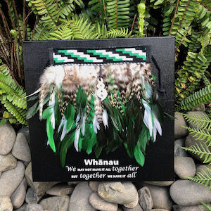 Mahi Toi Art Wall Art: "Whānau We May Not Have It All Together But Together We Have It All" Wall Art