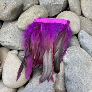 Aubergine Coque Feathers