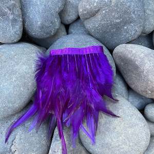 Purple Saddle Feathers