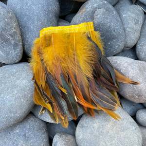 Gold Coque Feathers
