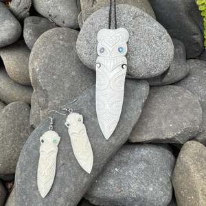 Taonga Jewellery: Wheku Bone Jewellery Set