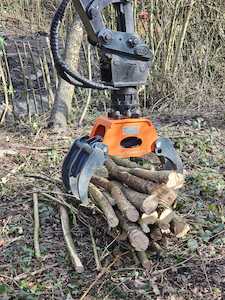 Grapples 1: Klou KXG10 Excavator Fixed Rotating MultiGrab