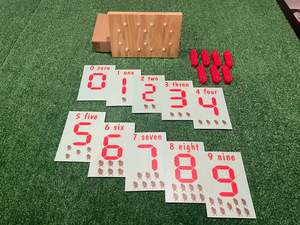 Dots and Digits Number Board