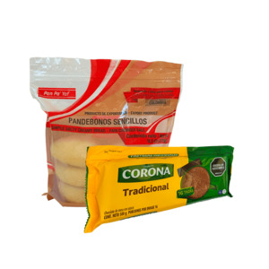 Products: Pandebonos & Chocolate Corona Combo