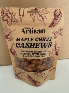For The Pantry: Kiwi Artisan Maple Chilli Cashews - DISCONTINUED