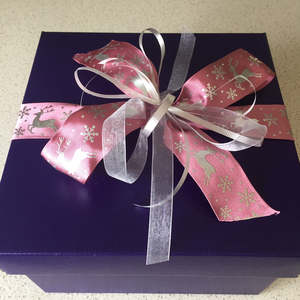 A Purple Gift Box - Small (Fill with your own selection of products)