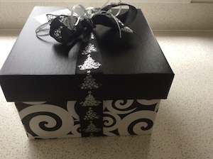 Gift Boxes For All Occasions: A Black & White Swirl Gift Box - Small (Fill with your own selection of products)