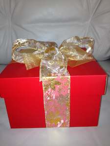 A Red Gift Box - Small (Fill up with your own selection of products)