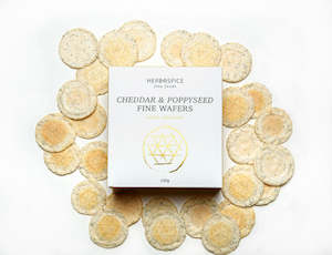 Herb & Spice Cheddar & Poppyseed Wafers