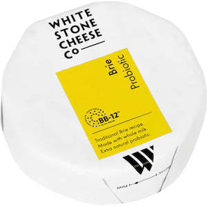 Cheeses Accompaniments: Whitestone Probiotic Brie Cheese Wheel