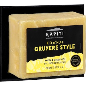 Cheeses Accompaniments: Kapiti Kowhai Gruyere Cheese