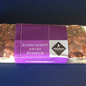 All Good Things Sweet: Pandoro Butterscotch Pecan Brownie Retail Bar